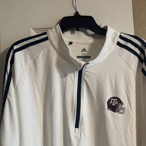 Adidas White and Black Men's Jacket